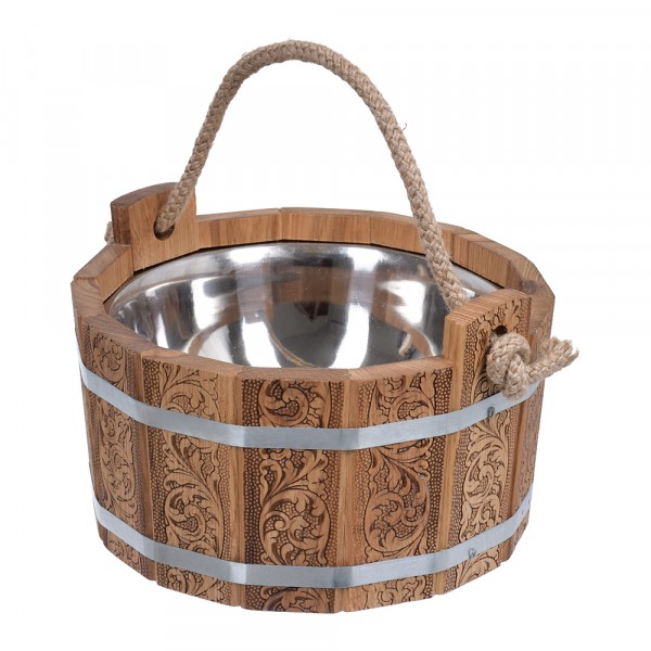 ушат 5л "цветочнвый орнамент" дуб с нержавещей вставкой банные штучки 33371
ушат 5л "цветочнвый орнамент" дуб с нержавещей вставкой банные штучки 33371