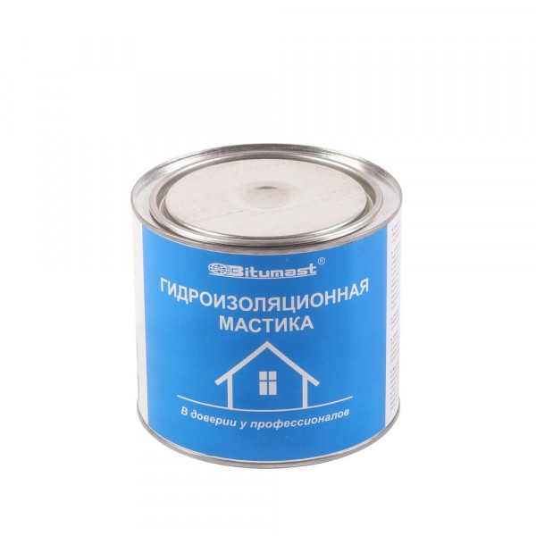 Фото Мастика гидроизоляционная bitumast, 2 л