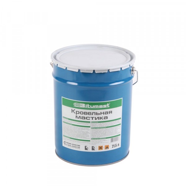 Фото Мастика кровельная bitumast, 5 л