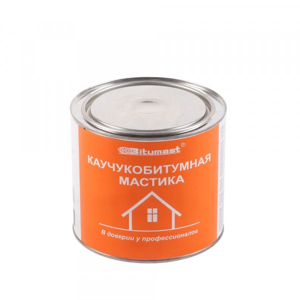 Фото Мастика каучукобитумная bitumast, 2 л
