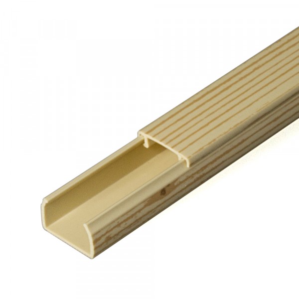 Фото Кабель-канал 15х10мм, цвет сосна, 2-й замок, 2м, промрукав