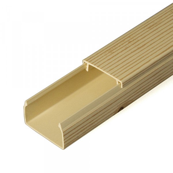 Фото Кабель-канал 25х16мм, цвет сосна, 2-й замок, 2м, промрукав