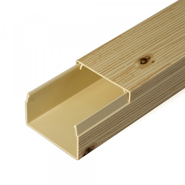 Фото Кабель-канал 40х25мм, цвет сосна, 2-й замок, 2м, промрукав