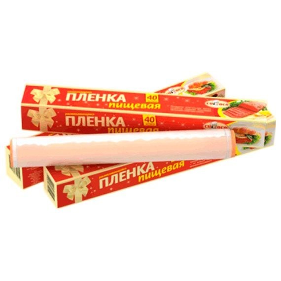 Фото Пленка пищевая ak cuoco, универсальная 40м, в картонной упаковке