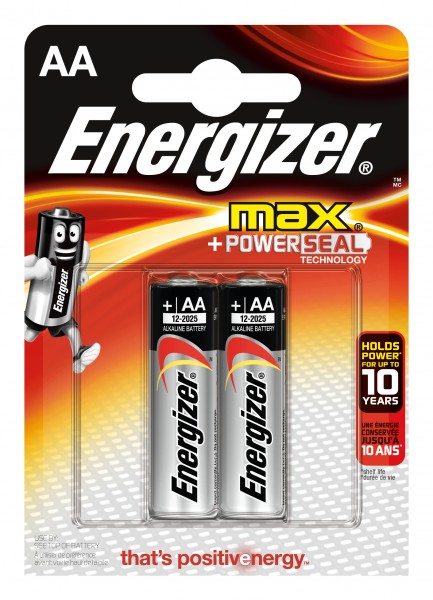 Фото Батарейка аа алкалиновая energizer max, 2шт