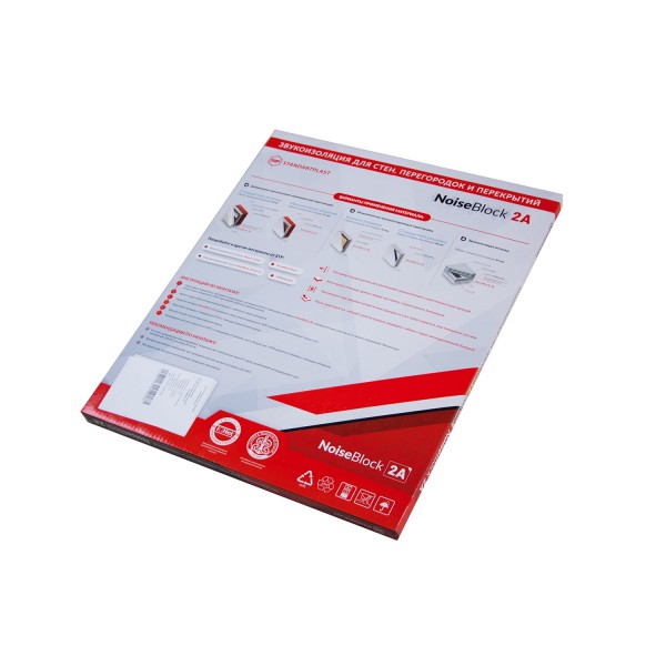 Мембрана звукоизоляционная stp noiseblock 2a (3 м2; 20 мм х 520 мм х 610 мм; 10 шт)