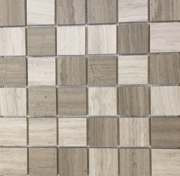 Фото Мозаика каменная dakar (4,8*4,8) 30,5*30,5