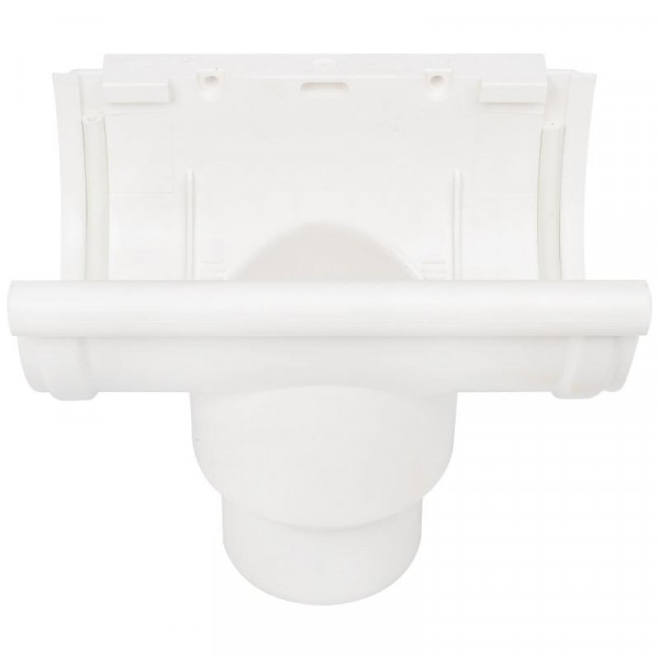 Воронка желоба центральная универсальная murol, цвет белый, 80/100 мм