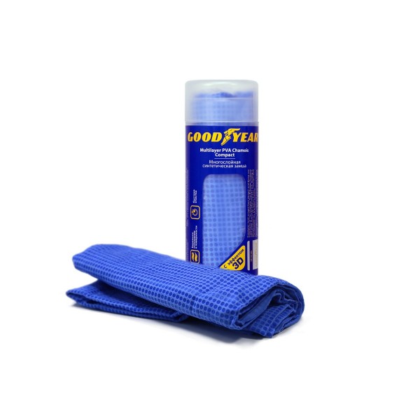Замша синтетическая в тубе goodyear компакт 43х32см gy000001