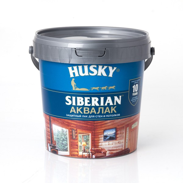 

лак акриловый husky siberian аквалак полуматовый 0,9л