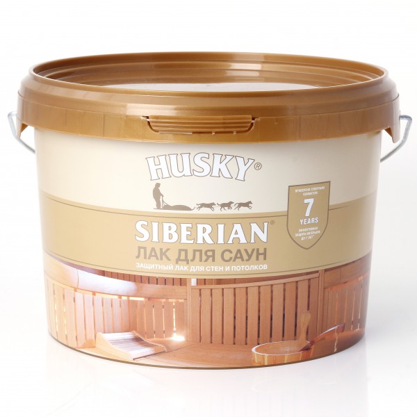 

лак для саун husky siberian 2,5л