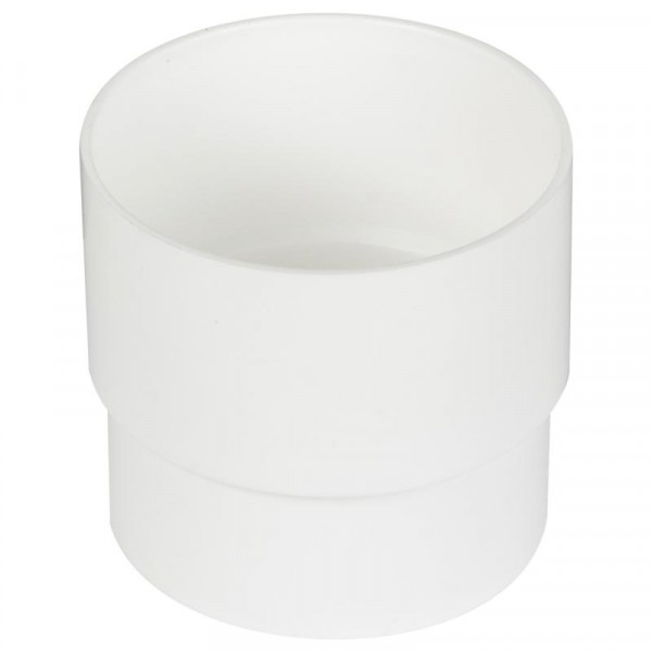 Фото Муфта соединительная murol, цвет белый, 80 мм