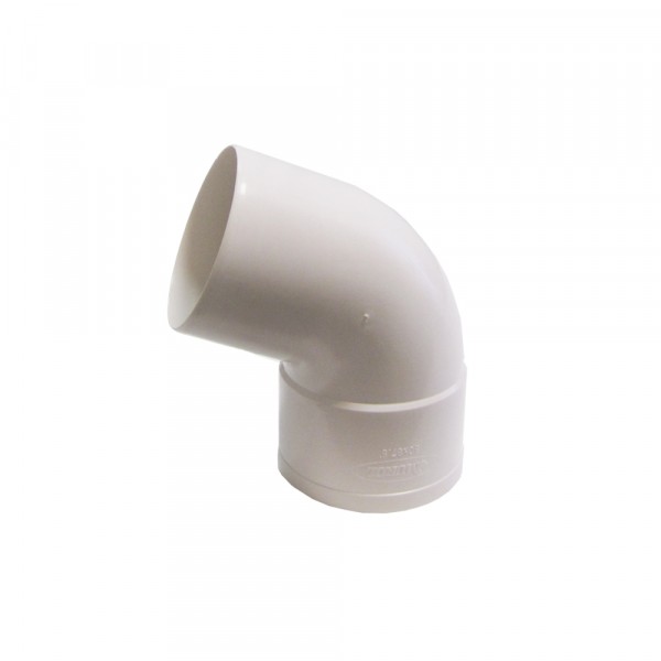 Отвод водосточной трубы murol, цвет белый, 67°