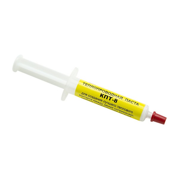 Фото Паста теплопроводная кпт-8 2мл (шприц) rexant