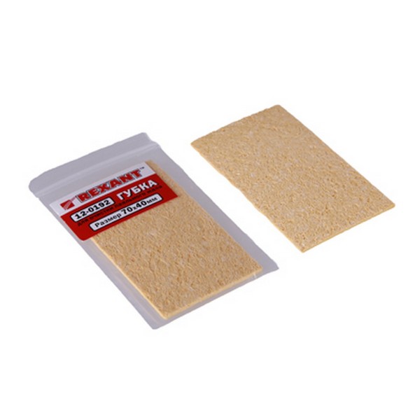 Губка для очистки паяльного жала (для zd-929) 70x40mm rexant