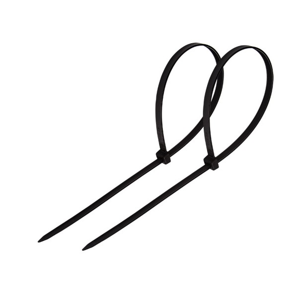 Фото Хомут пластиковый (стяжка) 4,8*300мм черный (100шт) нейлон, rexant 07-1303