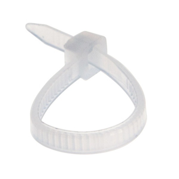 Фото Хомут пластиковый (стяжка) 2,5*100мм белый (100шт) нейлон, rexant 07-0100