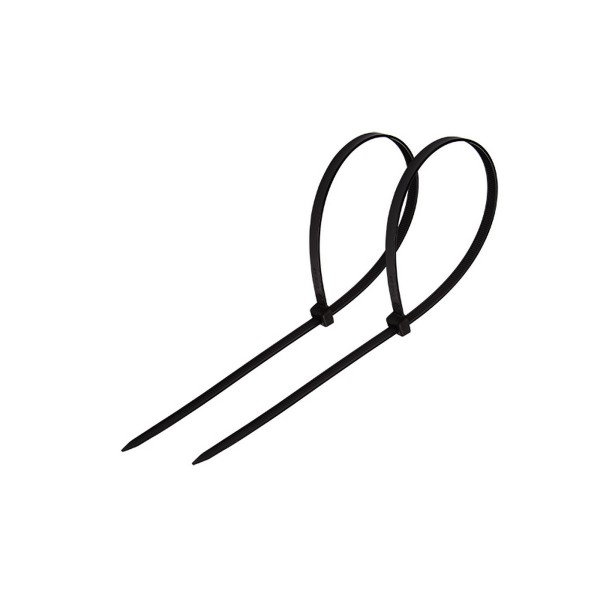 Фото Хомут пластиковый (стяжка) 2,5*120мм черный (100шт) нейлон, rexant 07-0121