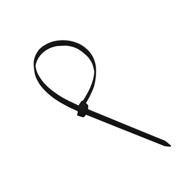 Фото Хомут пластиковый (стяжка) 5,0*350мм черный (100шт) нейлон, rexant 07-0351