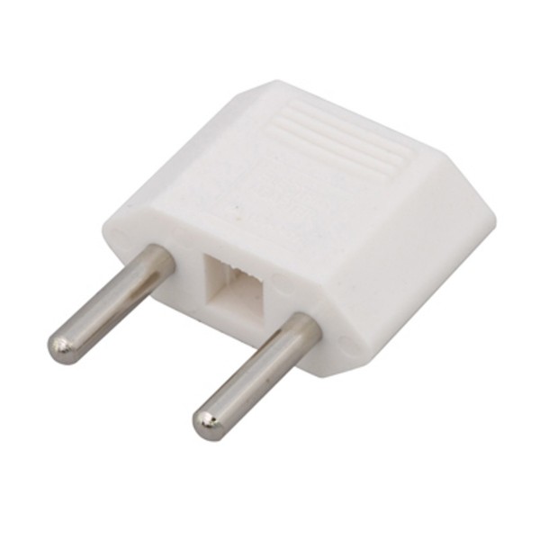 Фото Сетевой переходник плоский тефаль белый rexant 1шт /блистер f/