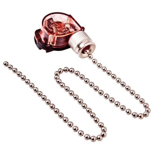 Фото Выключатель на шнур для бра 2а шнурковый серебро, rexant