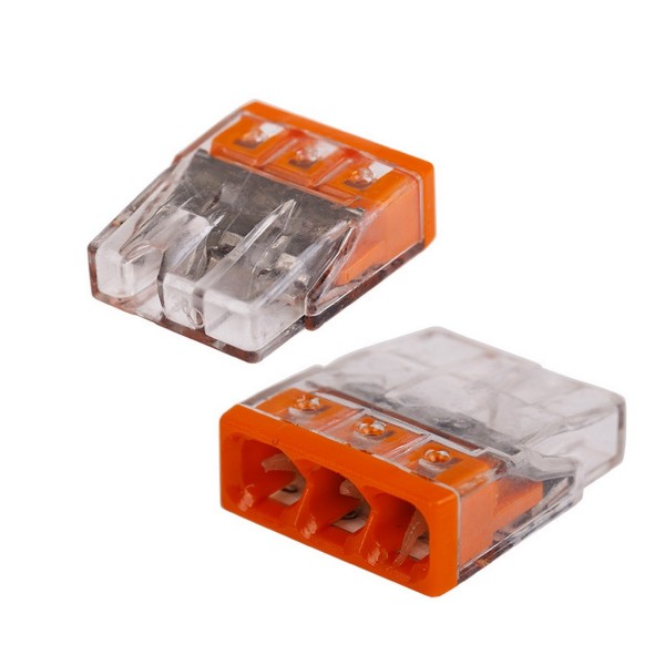 Фото Клемма компактная 3-х проводная 6шт (серия 2273-243)