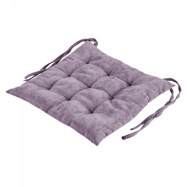 галета для стула/01 420х420 велюр однотонный брусничный