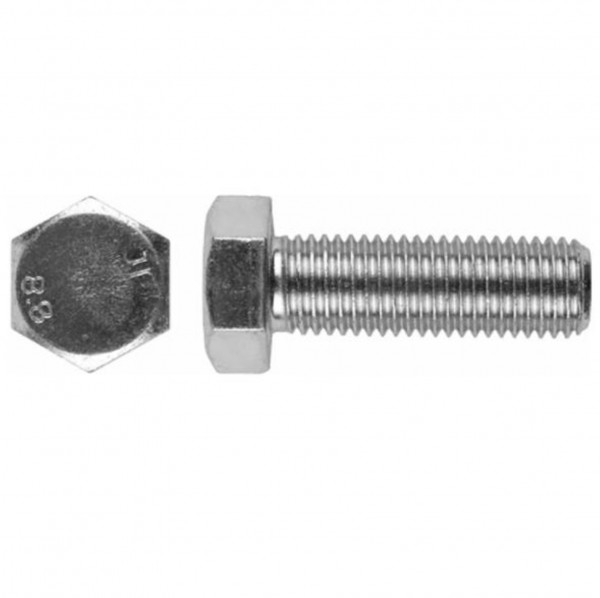 Фото Болт din933 с шестигранной головкой оцинк. м10х100 (2шт) пакет tech-krep