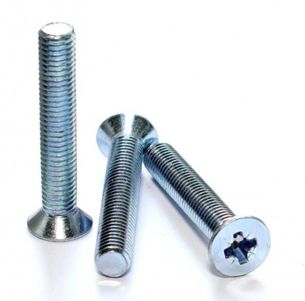 Винт din965 с потайной головкой оцинк. м3х12 (10шт) пакет tech-krep