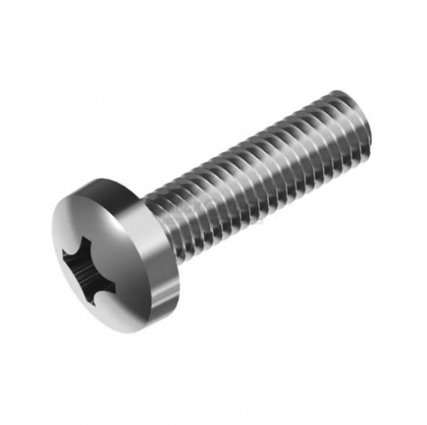 Фото Винт din7985 с полукруглой головкой оцинк. m6х50 (6шт) пакет tech-krep