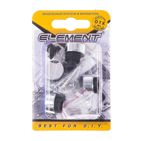 Фото Держатель зеркала темпо хром /4шт/