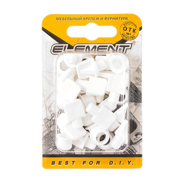 Фото Полкодержатель лопат. d7мм пласт.с втул.бел (16 шт) element