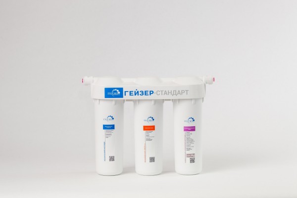 Фото Фильтр трехступенчатый гейзер стандарт ж