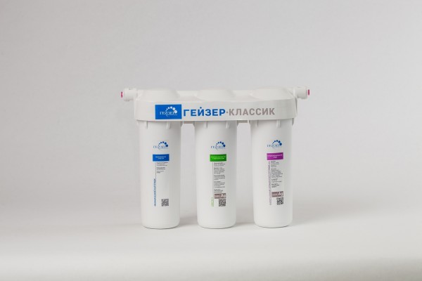 Фото Фильтр трехступенчатый гейзер классик ж