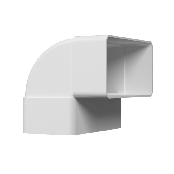 Фото Колено прямоугольное 55*110мм пвх, вертик. 90град, 511квп, эра