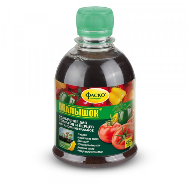 Фото Удобрение органоминеральное жку малышок 0,25л