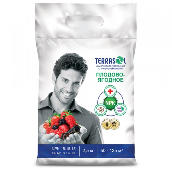Фото Удобрение минеральное ягодное terrasol 2,5кг