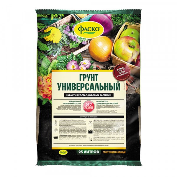 Фото Грунт универсальный фаско 25л