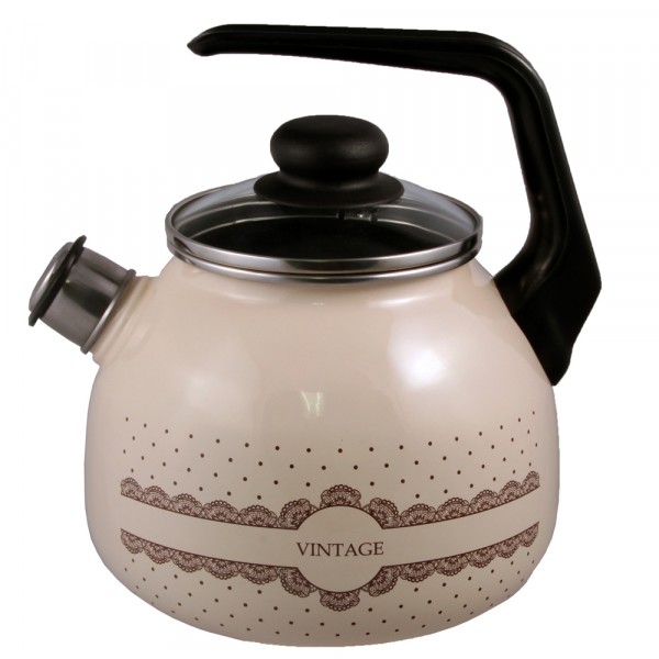 

чайник эрованный 3,0л appetite vintage со свистком 4с209я