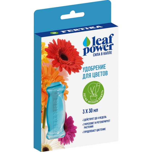 Фото Удобрение минеральное для комнатных растений д/дек-цветущих 3*30мл fertika