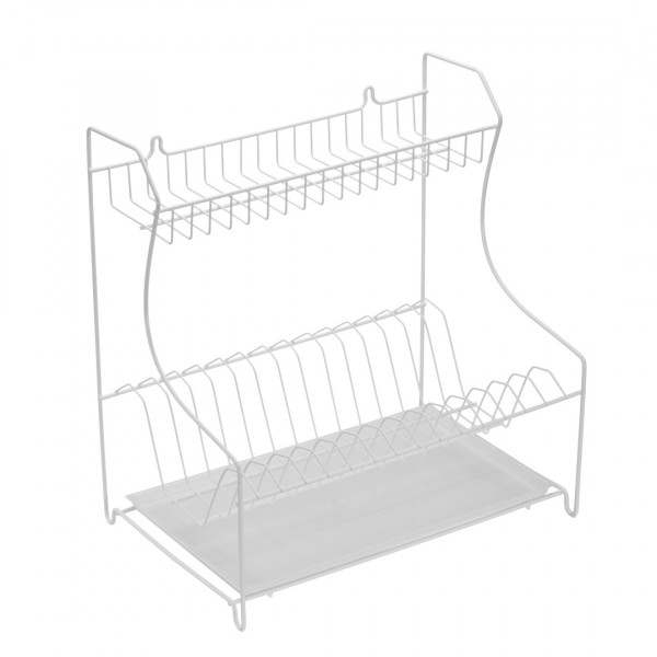 Фото Сушилка для посуды настенная, белая lf-136