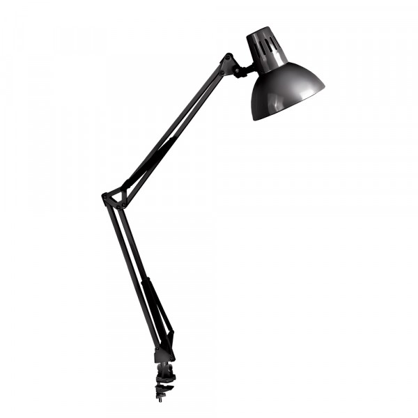 Фото Светильник настольный kd-312 c02  чёрный 60w, e27