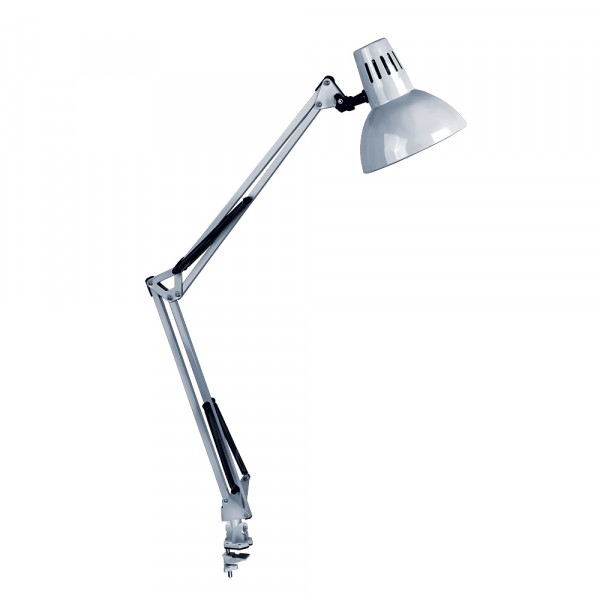 Фото Светильник настольный kd-312 c03 серебро 60w, e27