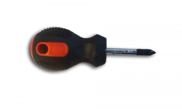 Фото Отвертка №1*38мм крестовая с антискольз. двухкомп. ручкой matrix 12232