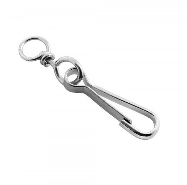 Фото Карабин 50 мм тип 125 та с вертлюгом  (2 шт) - пакет tech-krep