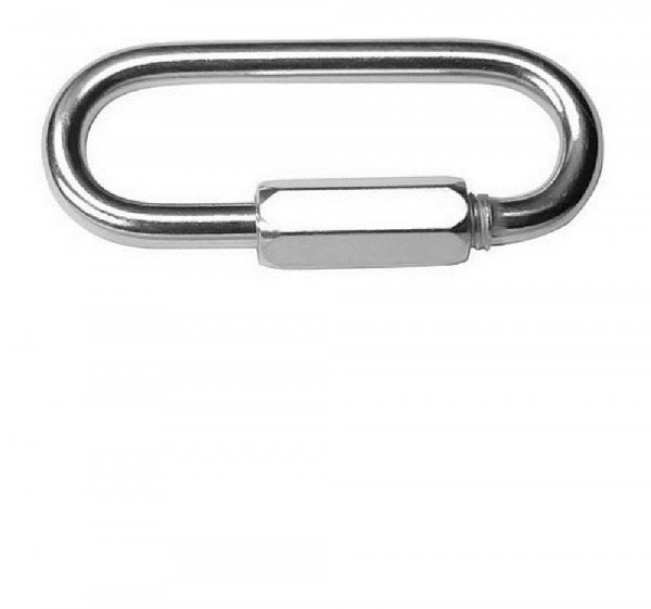 Фото Карабин винтовой d8мм нерж.ст. а2 (1шт) - пакет партнер