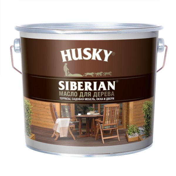

масло для дерева husky siberian 2,7л