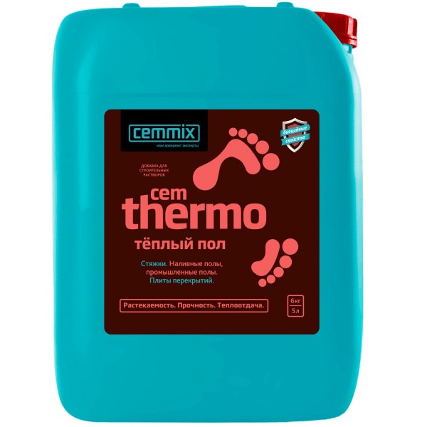 Фото Добавка для теплых полов cemmix cemthermo, 5 л