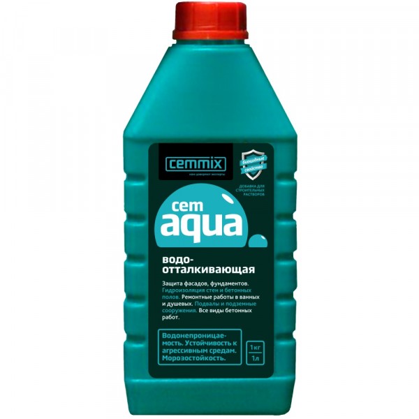 Добавка водоотталкивающая cemmix cemaqua, 1 л
