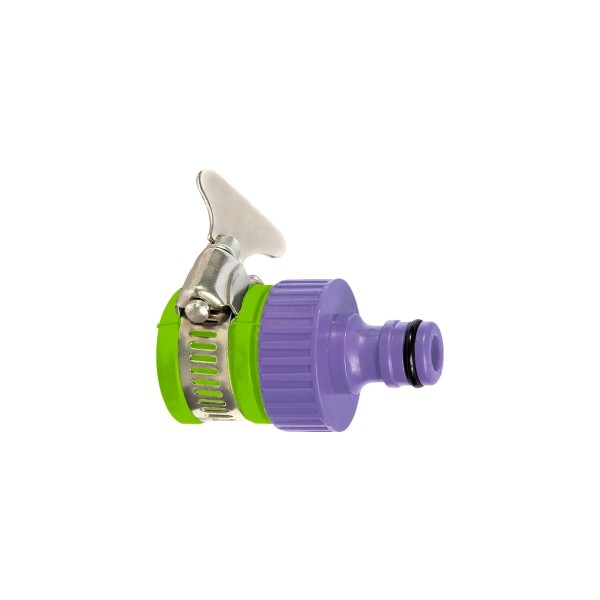 Фото Адаптер palisad пластмассовый, 3/4 с внешним хомутом 65760